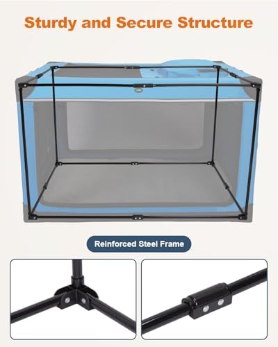 Ownpets Collapsible Travel Dog Crate - Image 7
