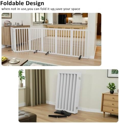Dog Gate 32" Tall Freestanding Dog Gate - Image 3