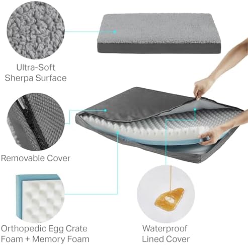 Friends Forever Orthopedic Dog Bed, Cooling Dog Beds - Image 4