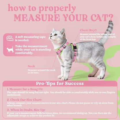 rabbitgoo Cat Harness and Leash Set, Escape Proof Vest - Image 2