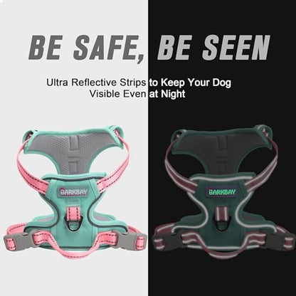 BARKBAY Dog Harness No Pull for Medium Sized Dog Front Back Clips, Dog Vest - Image 5
