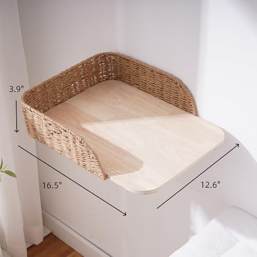 SHENGOCASE 2-Pack Wooden Cat Wall Bed - Image 5