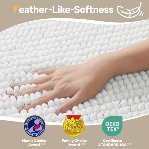 Ophanie White Door Mat Runner 60x36, Muddy Mats - Image 2