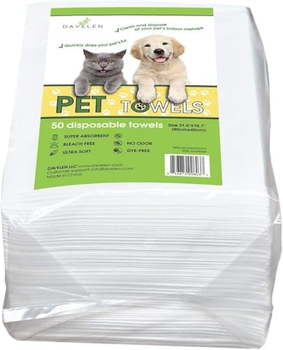 DAVELEN Disposable Pet Towels) by DAVELEN