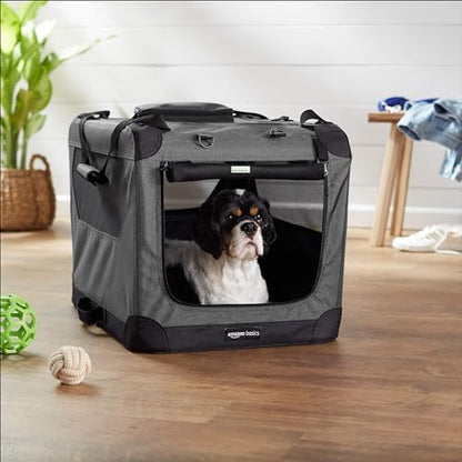 Amazon Basics Folding Portable Soft Pet Dog Crate Carrier Kennel - Image 6