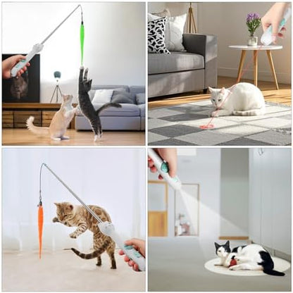 TBTeek Cat Toys Retractable Pole Wand Toy - Image 6