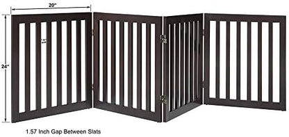 unipaws 24”H Free Standing Pet Gate - Image 4