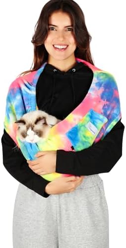 Hands-Free Cat Sling Carrier, Ultra-Soft Polar Fleece Pet Sling by Unknown