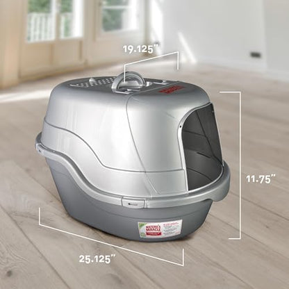 Nature's Miracle Hooded Flip Top Cat Litter Box - Image 7