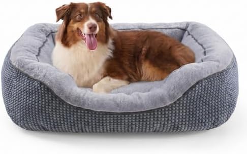 INVENHO Large Dog Beds Large Sized Dog, Washable Orthopedic Warming Soft by INVENHO