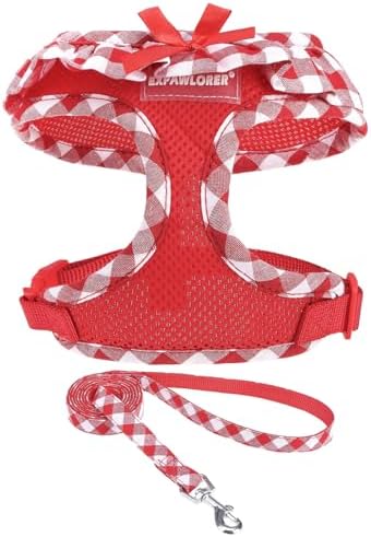 EXPAWLORER Step-in Dog Harness Small Sized and Leash Set by EXPAWLORER