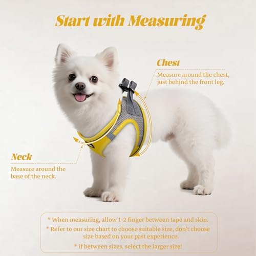 No Pull Dog Puppy Harness and Leash Set Reflective Mesh Vest Medium - Image 2
