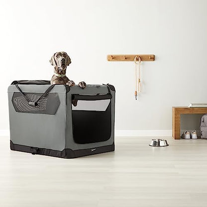 Amazon Basics Portable Foldable Soft Pet Dog Crate Carrier Kennel - Image 5