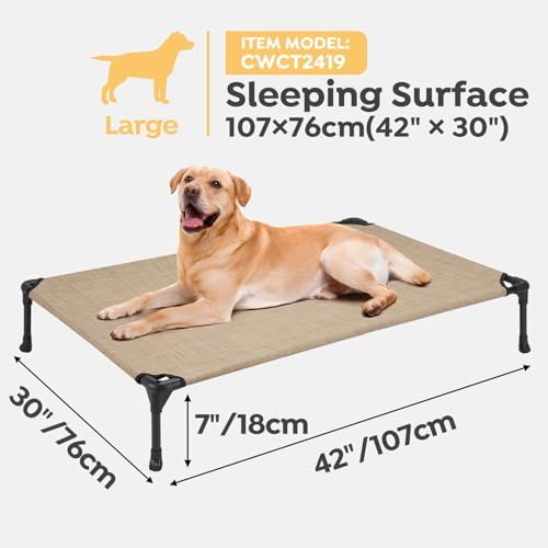 Veehoo 2 Pack Outdoor Elevated Dog Bed - Image 3