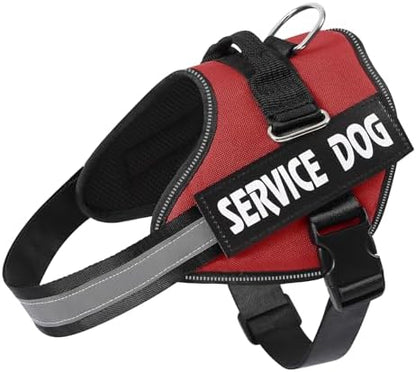 MUMUPET Service Dog Vest, No Pull & Reflective Dog Harness by mumupet