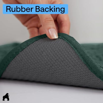 GORILLA GRIP SoakSTOPPER Dog Door Mat, Machine Wash and Dry, 48x30 Green - Image 5