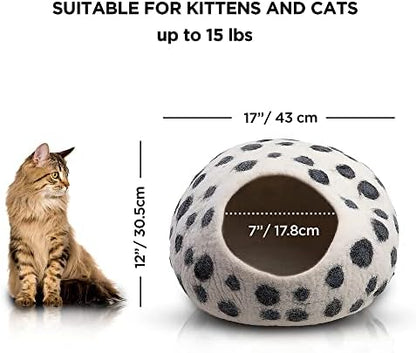 Luxurious Merino Wool Cat Cave - Image 3