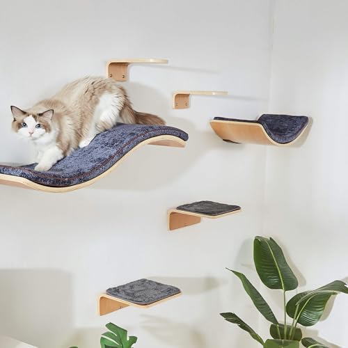 LIORCE Cat Wall Shelf with Two Steps - Image 6