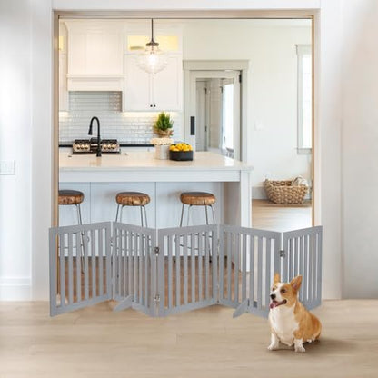 unipaws 24”H Free Standing Pet Gate - Image 3