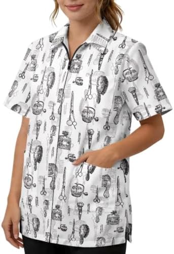 Funny Print Barber Jackets & Smocks by Hdjxbdhsv