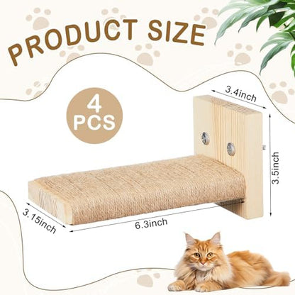AceOrbit 4 Pcs Cat Cage Ladder Accessories Catio Indoor - Image 2