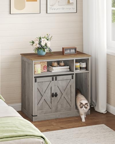 Hzuaneri Cat Litter Box Enclosure, Hidden Litter Box Furniture - Image 3