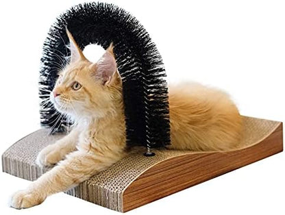 FUKUMARU Cat Self Groomer 2.0 Version, Cat Arch Face Scratcher by FUKUMARU