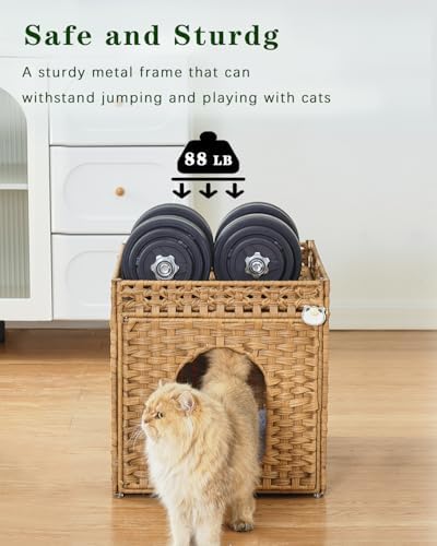 SETVSON Cat Beds for Indoor Cats Extra Large Double Cat Cave - Image 3
