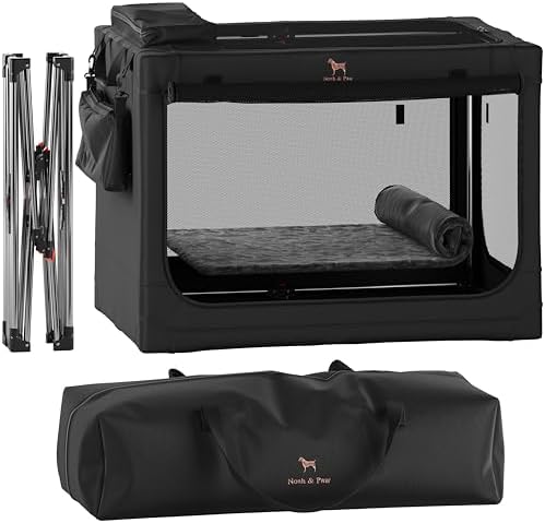 Noah & Paw XL Collapsible Dog Crate, Soft Large Dog Crate 900D Oxford by NoahPaw