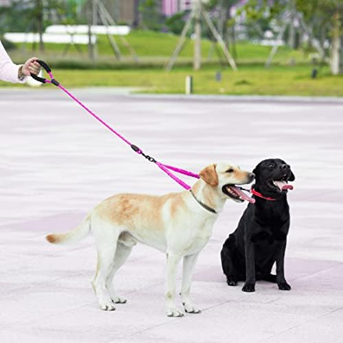 iYoShop Double Dog Leash, 360° Swivel, No Tangle, 25-150 lbs - Image 6