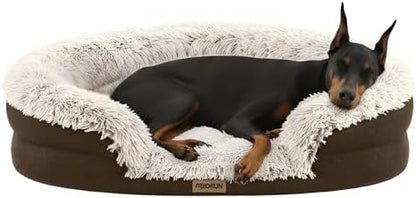 Miorun Fluffy Orthopedic Dog Beds Large Sized Dog by Miorun