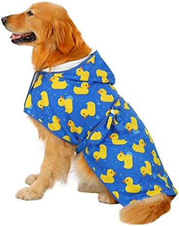HDE Hooded Dog Bathrobe Quick Dry Towel Wrap by HDE