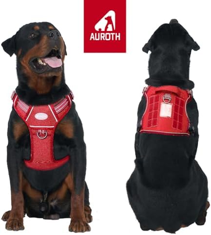 AUROTH Tactical Dog Harness for Large Dogs, Heavy Duty No Pull Pet Vest - Image 2