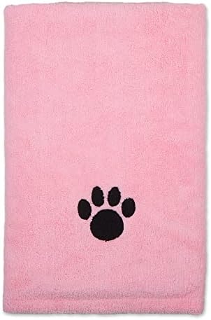 Bone Dry Pet Grooming Microfiber Towel, Embroidered Collection - Image 2