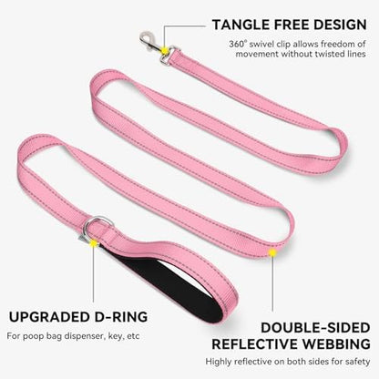 Joytale Reflective Dog Leash for Medium & Large Dogs, 4 FT x 1" - Image 5