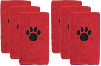 Bone Dry Pet Grooming Towel Collection Embroidered Absorbent Microfiber Drying by BoneDry