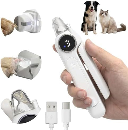 2-in-1 Quiet Electric Pet Nail Clipper & Grinder by bodybelieve