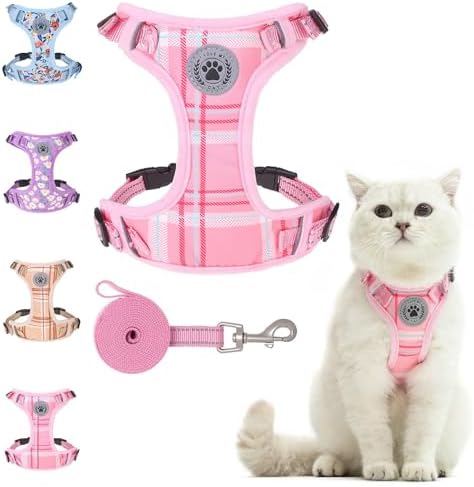 BEAUTYZOO Cat Harness and Leash Set, Escape Proof and Adjustable by BEAUTYZOO