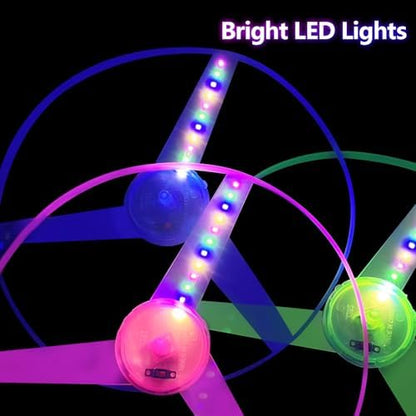 M.best 4 Sets LED Flying Set, Fun Flying Saucers Toys - Image 2