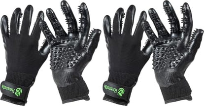H HANDSON Pet Grooming Gloves by HandsOnPatentedOriginalGroomingBathingGloves