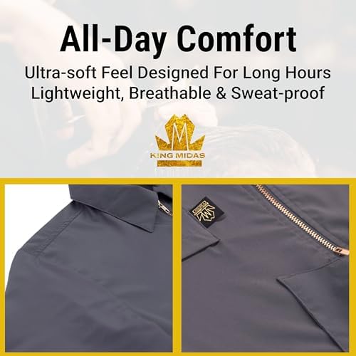 King Midas Professional Barber Jacket - Image 4