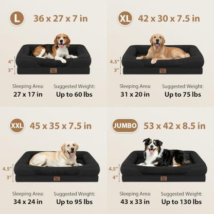 Chez Paw Waterproof Orthopedic Dog Bed - Image 6