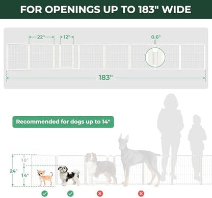 FXW Dog Gate, Extra Wide Adjustable - Image 6