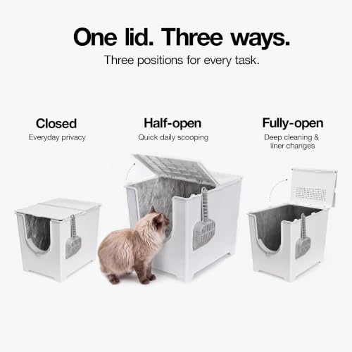 Modkat Flip Covered Litter Box, Front Entry - Image 4