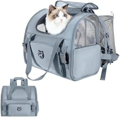 Lollimeow Expandable Large Cat Carrier Backpack, Supports up to 22 lbs by Lollimeow