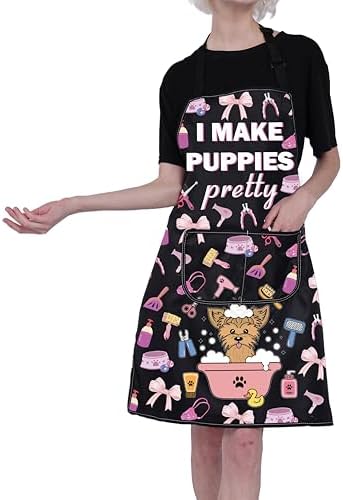 FUSTMW Dog Groomer Apron With Pockets - Image 6