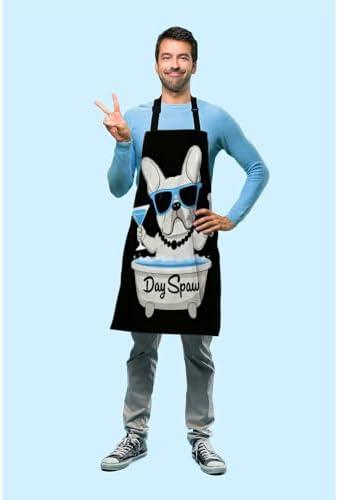 Gingham Plaid Kitchen Apron Bib Apron - Image 3