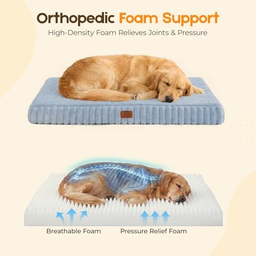 Orthopedic Dog Bed for XL Dog, Waterproof Washable Pet Bed for Crate - Image 4