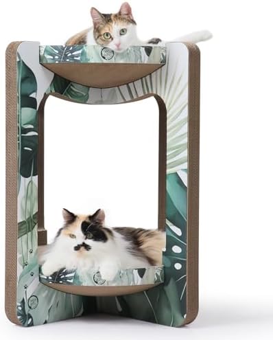 Necoichi Cat Scratcher Tower for Indoor Cats by NECOICHI