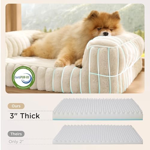 Bedsure ComfyFleece® Memory Foam Orthopedic XL Dog Bed - Image 4